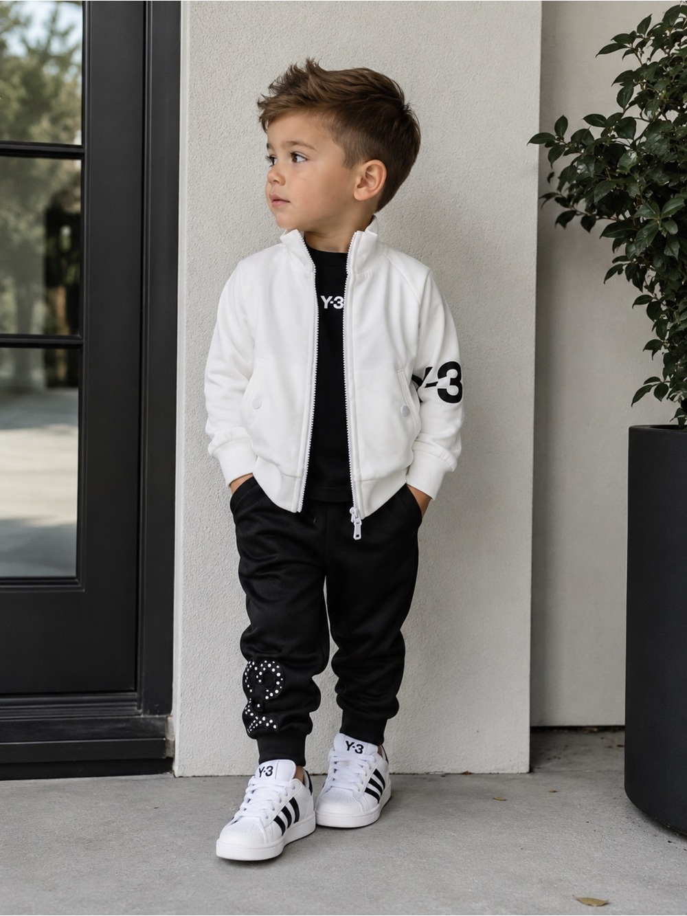 Adidas Y-3 Yohji Yamamoto Track Jacket and Pants Matching Set